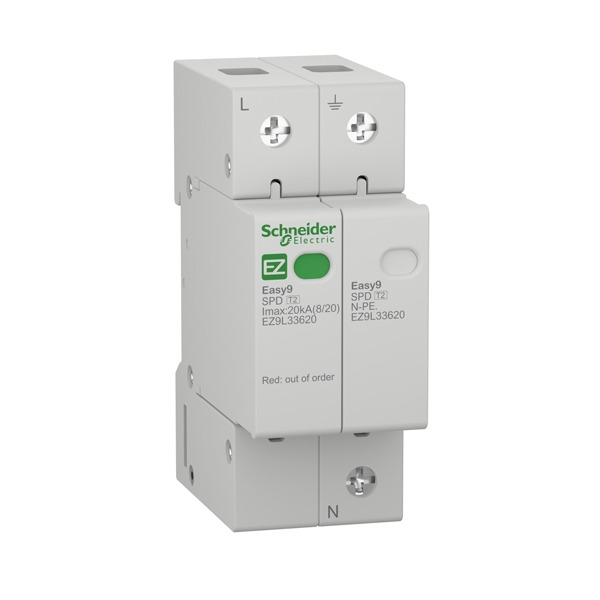 Schneider Easy9 2P 63A voltage relay home protection device